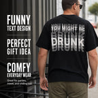 T-shirt för män med roligt cita