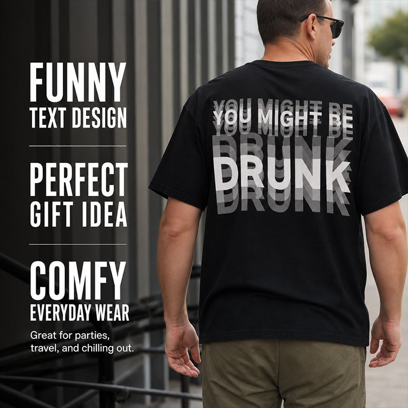 T-shirt för män med roligt cita