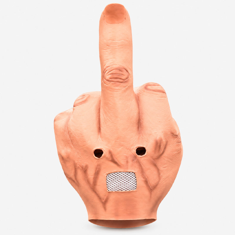 🖕 Den gigantiska långfingersmasken som stjäl showen
