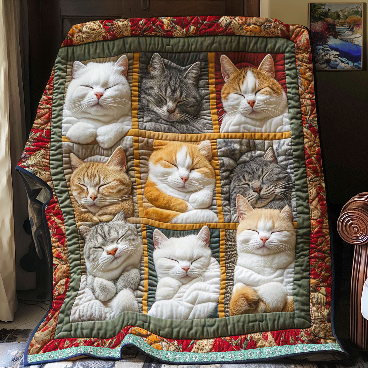 Sovande Royal Cat-filt
