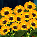 🌻 Solcellsdrivna solroslampor för trädgården