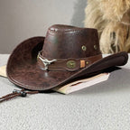 🤠 Cowboyhatt i westernstil med knastrande yta