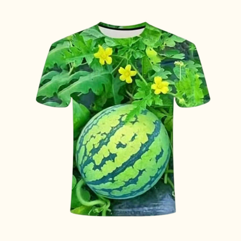 🍉 Set med roliga T-shirts med vattenmelonmotiv