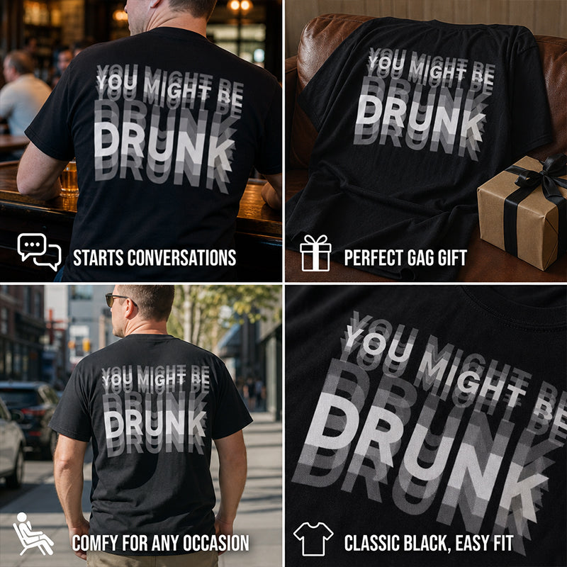 T-shirt för män med roligt cita