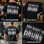 T-shirt för män med roligt cita