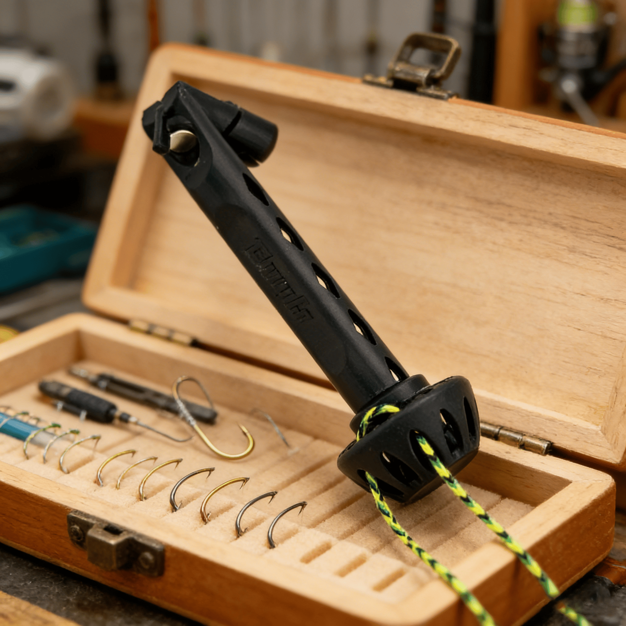 🎣 Magnetisk flugtrådare – Trä och knyt flugor enkelt från storlek 24 till storlek 6