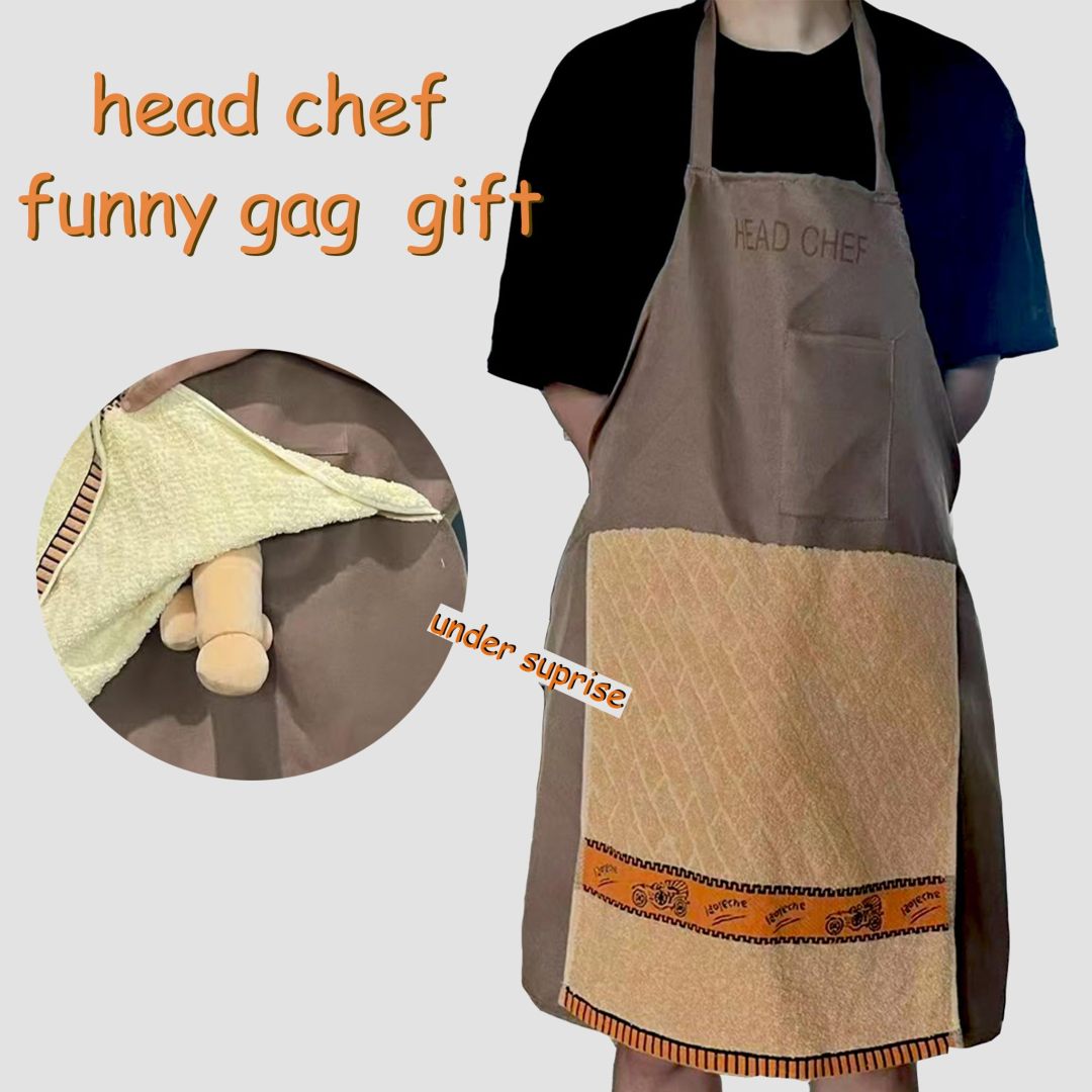 🔥 Förkläde med texten ”Head Chef” – den grillpresent som ingen ana