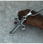 ✝️ Korshalsband med ”Fader vår” – Unisex