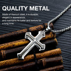 ✝️ Korshalsband med ”Fader vår” – Unisex