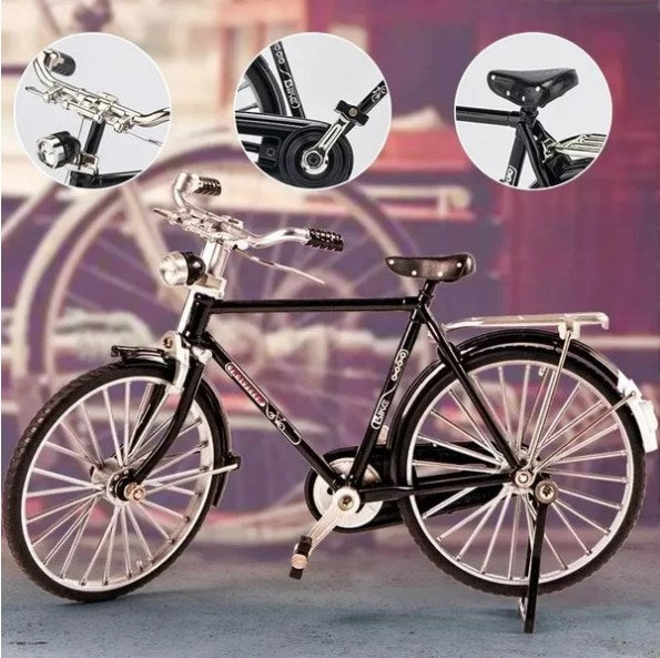 🚲 LIMITED-TIME 50% OFF! ✨ DIY Retro Bicycle Model 1:10 Scale – Metal Alloy, Realistic Detailing, Desk Decor & Gift 🎁