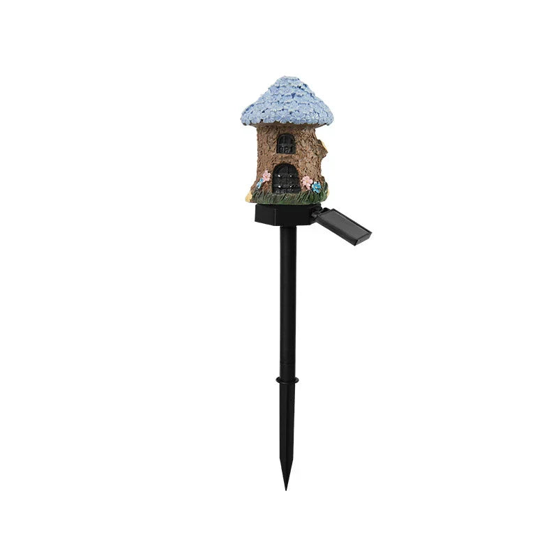 🔥Stor rea – 50 % rabatt🔥Solcellsdriven trädgårdslampa i form av en sagolik svampstuga – magisk LED-utomhusdekoration för trädgårdar, gångar och mysiga utomhusmiljöer 🍄✨