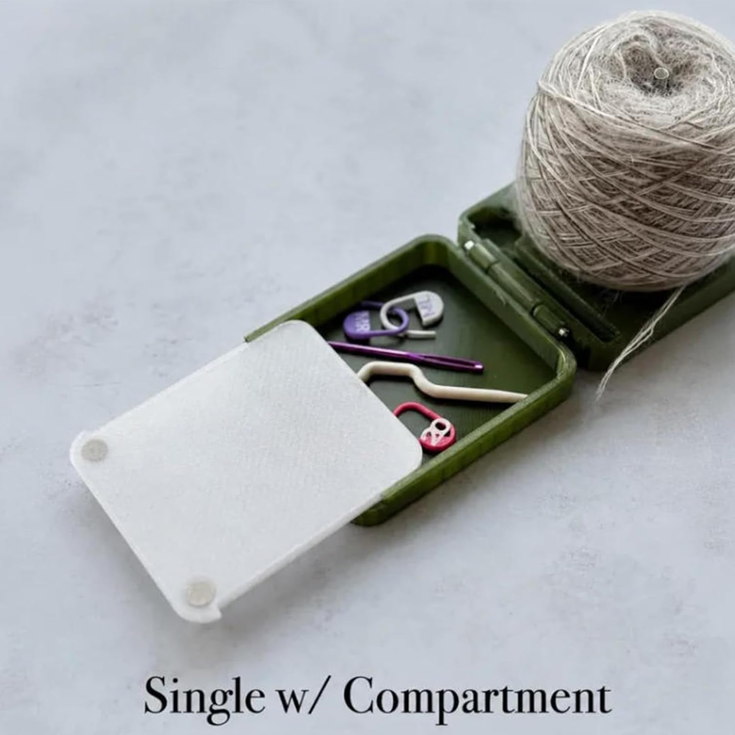 🧶Bärbar garnhållare för virkning och stickning