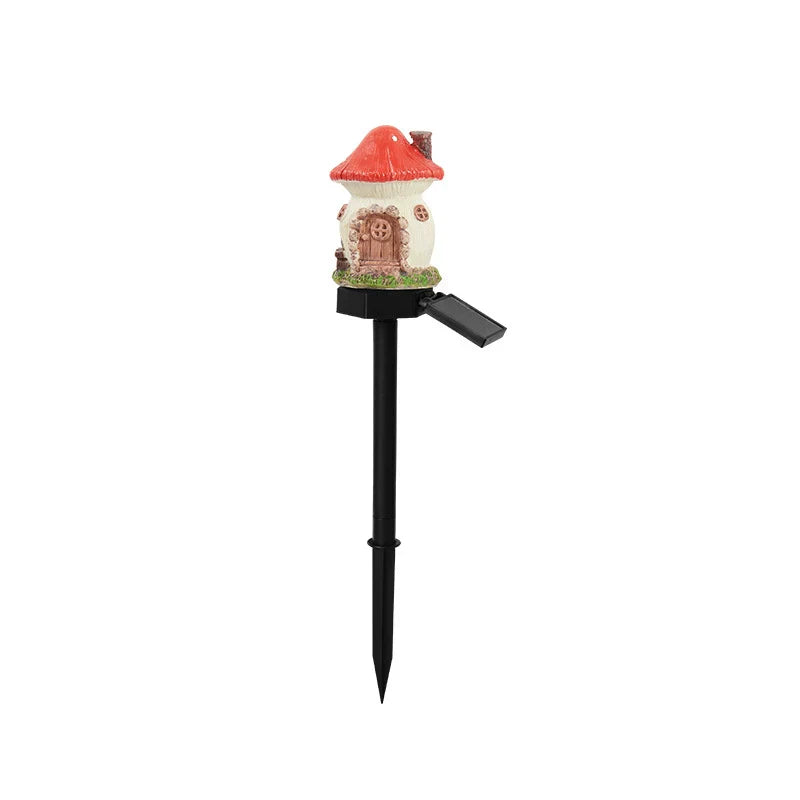 🔥Stor rea – 50 % rabatt🔥Solcellsdriven trädgårdslampa i form av en sagolik svampstuga – magisk LED-utomhusdekoration för trädgårdar, gångar och mysiga utomhusmiljöer 🍄✨