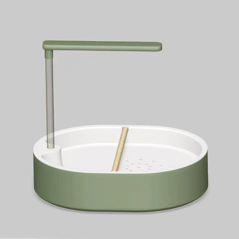 🟐 TIDSBEGRÄNSAD REA! 🚿 Elektriskt fågelbad med regndusch och sittpinne – säker, tyst pump för glada fåglar 🛀