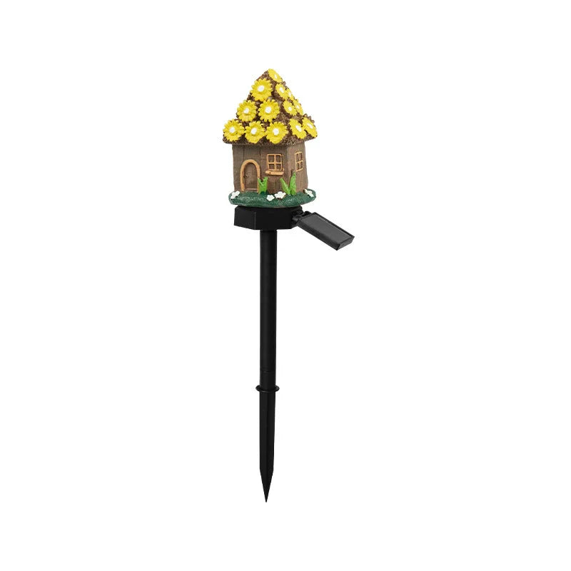 🔥Stor rea – 50 % rabatt🔥Solcellsdriven trädgårdslampa i form av en sagolik svampstuga – magisk LED-utomhusdekoration för trädgårdar, gångar och mysiga utomhusmiljöer 🍄✨