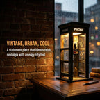 📞50 % RABATT JUST NU✨Stämningsbelysning i form av en vintage telefonkios