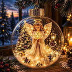 🎄Lysande juldiorama-julgranskula – En liten vintervärld i dina händer