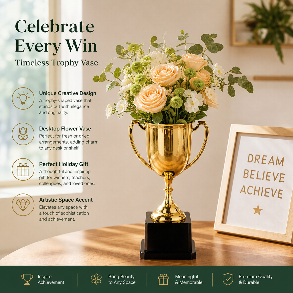 🏆 Kreativ trofé-blomva