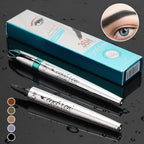Vattentät 3D-penna för microblading av ögonbryn, tatueringspenna med fyrdelad spets