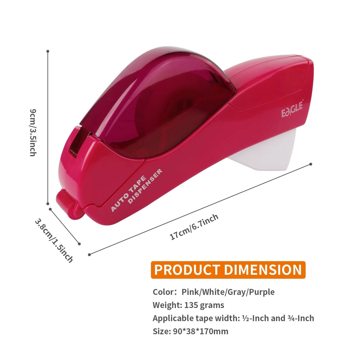 ✂️📦 Automatisk tejpdispenser – Packa med en hand!