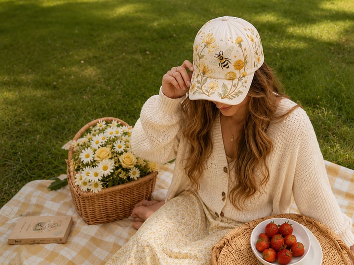 🔥Sista dagen – 50% rabatt 🌸🌿 “Trädgårdsmorgon”-hatt med 3D-utskrift