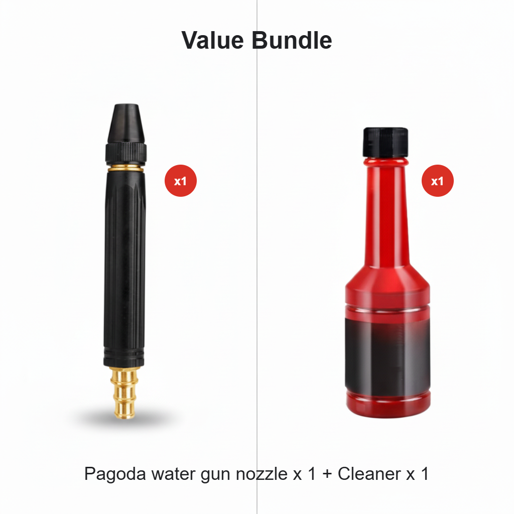 🚿 NUR FÜR KURZE ZEIT: 50 % RABATT! 💧 Hochdruck-Wasserspritzpistole – Autowäsche, Garten, 10-facher Druck, mehrere Modi ⚡