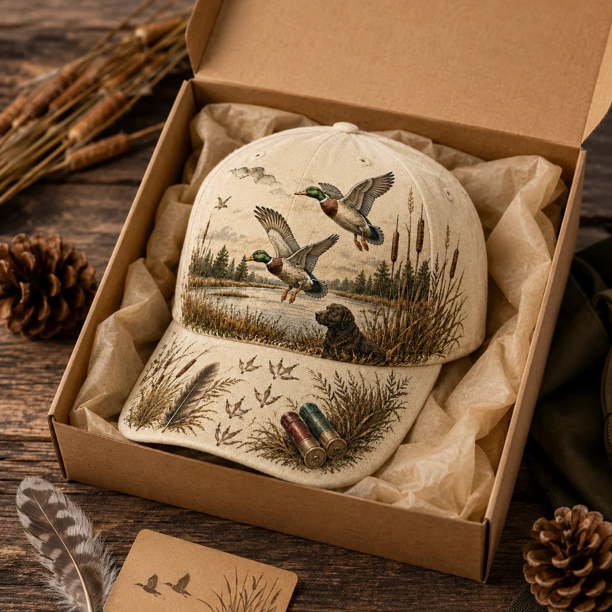 💥SPECIALERBJUDANDE 50 % RABATT –🦆 WILD & READY-MÖSSA FÖR ANKJAKT – 100 % BOMUL