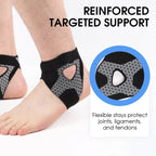 ⏳50 % rabatt idag ⏰ Justerbart elastiskt fotledsstöd 🦶 Bekvämt stöd för sport, promenader och vardagsbru