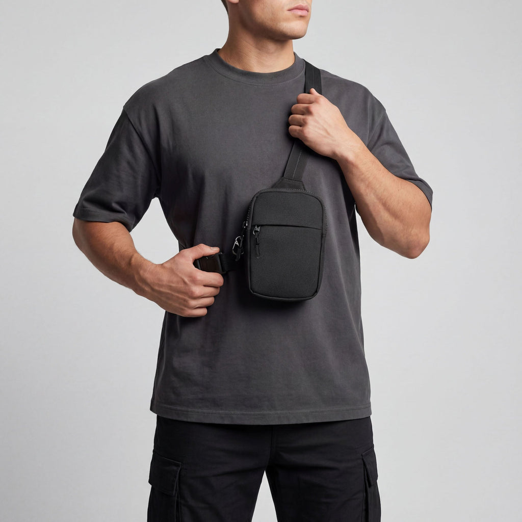 🎒 Uppgraderad 2.0-reseväska med axelrem | Stöldskyddad design, 500D-nylon, RFID-skydd