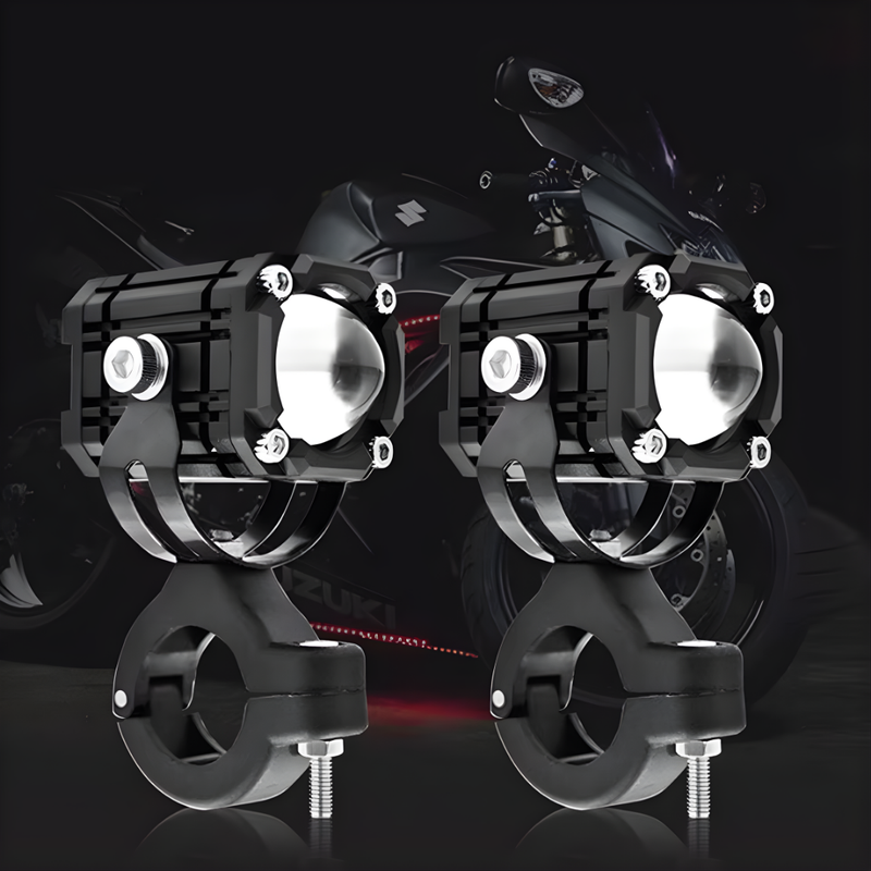 🎉 Rea 2026 – Över 40 000 sålda! 🏍️ Universella LED-strålkastare för motorcyklar – dubbelstråle och vattentäta för alla väderförhållanden 💡