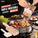 🎁 Köp 1, så får du 2 gratis! 🔥 Kreativ 3-i-1-form för köttbullar – Du kan laga 3 perfekta köttbullar på en gång – Du behöver inte smutsa ner händerna – Ett måste i köket!