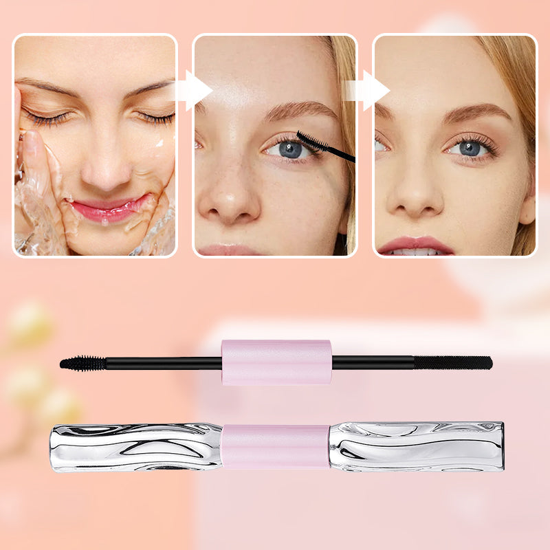 💄KÖP 1, FÅ 1 GRATIS! ⚡ 2-i-1-mascara som ger volym och böj – kladdfri, skonsam, multifunktionell ✨