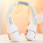 🥳STOR REA 2026🥳💞Över 50 000 sålda!🍃💨 50 % RABATT! Luftkonditioneringsfläkt för halsen – extremt tyst, roterar 360°, 3 hastigheter. Handsfree-kylning, lång batteritid. Ett måste i sommar! 😎