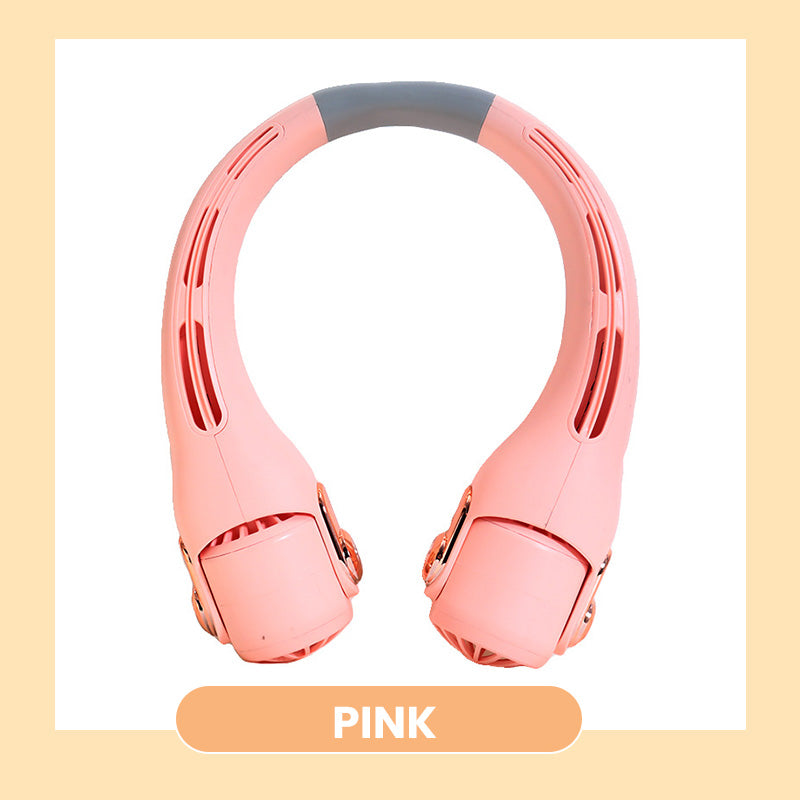 🥳STOR REA 2026🥳💞Över 50 000 sålda!🍃💨 50 % RABATT! Luftkonditioneringsfläkt för halsen – extremt tyst, roterar 360°, 3 hastigheter. Handsfree-kylning, lång batteritid. Ett måste i sommar! 😎