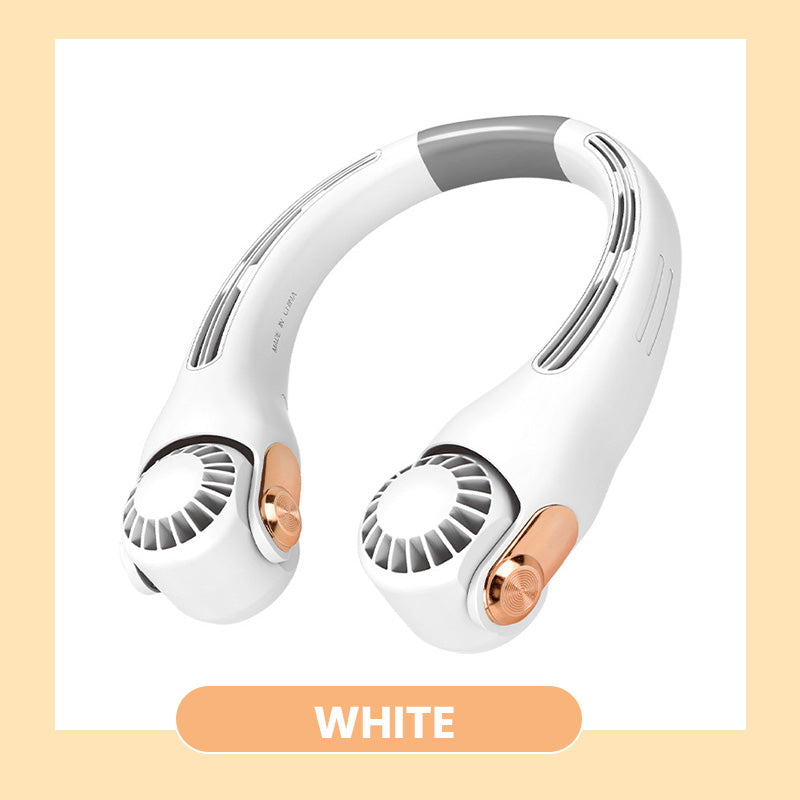 🥳STOR REA 2026🥳💞Över 50 000 sålda!🍃💨 50 % RABATT! Luftkonditioneringsfläkt för halsen – extremt tyst, roterar 360°, 3 hastigheter. Handsfree-kylning, lång batteritid. Ett måste i sommar! 😎
