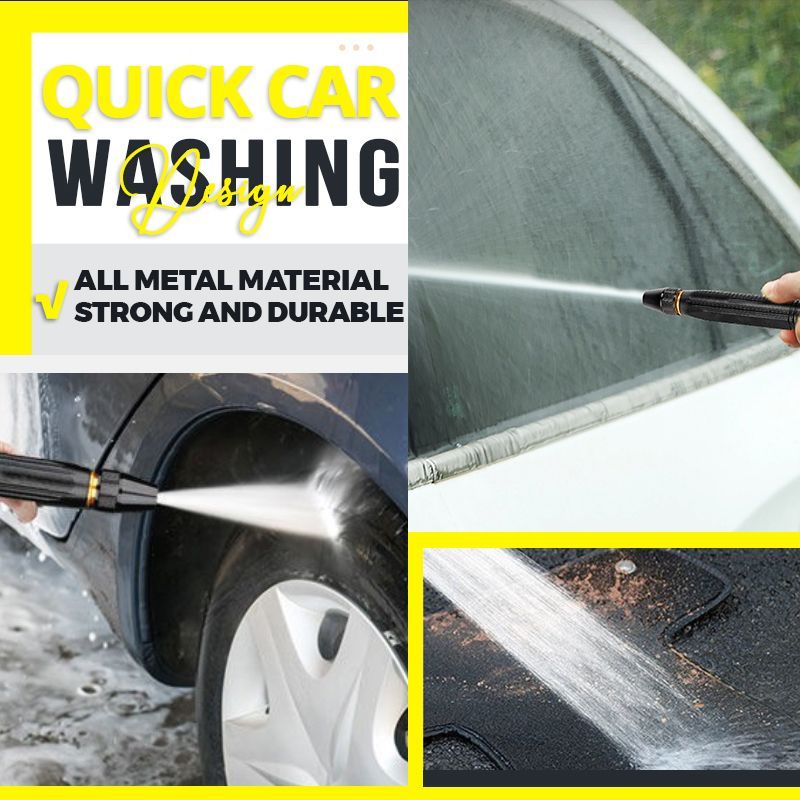 🚿 NUR FÜR KURZE ZEIT: 50 % RABATT! 💧 Hochdruck-Wasserspritzpistole – Autowäsche, Garten, 10-facher Druck, mehrere Modi ⚡