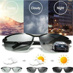 🥳STORREA 2026🥳💞Över 50 000 sålda!🕶️🌦️ Uppgraderade fotokromatiska glas! Bländskyddande polariserade glas kombinerat med smart ljusanpassning. Ett snyggt och smart val för dina ögon. 💎😎