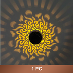 🌞✨ Solcellsdriven mandala-projektorlampa