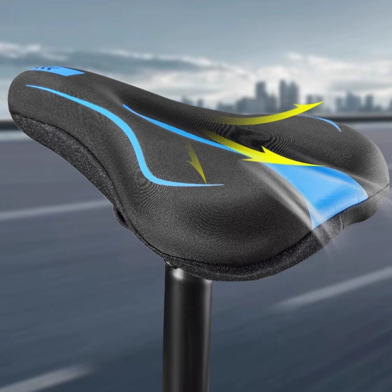 Mycket elastiskt cykelsadelöverdrag i silikon