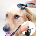 🐾 BLIXTREA: 50 % RABATT! ✨ Dubbelsidig borsta för pälsvård – dubbelsidig, ergonomisk och skonsam för hundar och katter 🐶