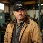 🧢 BEGRÄNSAD TID: 50 % RABATT! ✨ Broderad truckerkeps med texten ”I Fix Shit” – andningsbart nätmaterial, solskydd, en iögonfallande och rolig present 🛠️