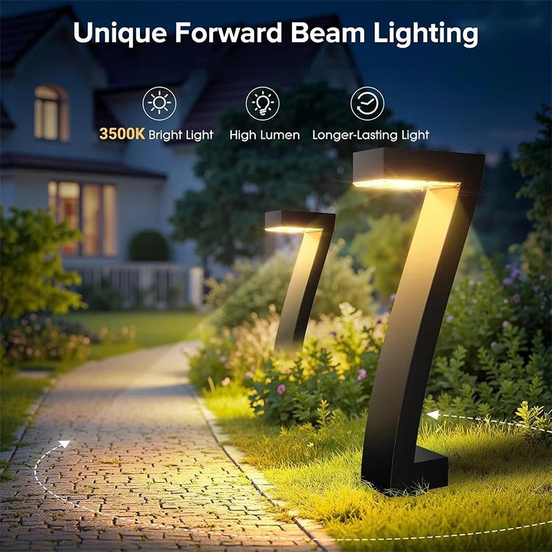 🔆Solcellsdriven markbelysning i form av siffran 7 för innergården🏡💡Mycket effektiv solenergi, väderbeständig, inga elkostnader💰
