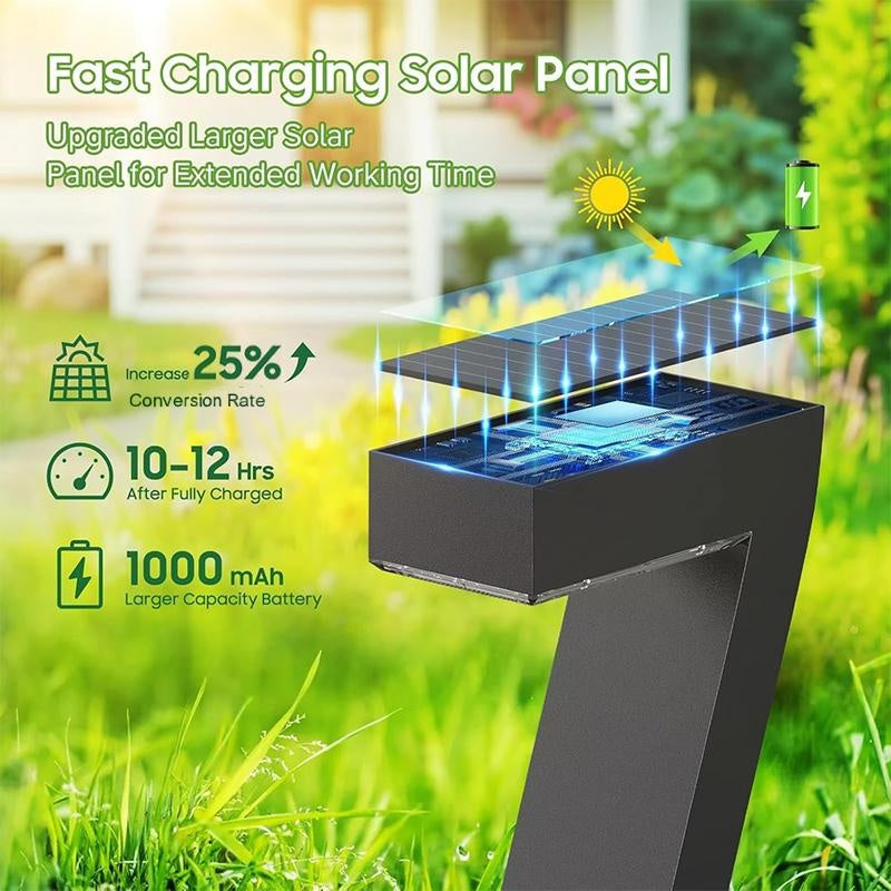 🔆Solcellsdriven markbelysning i form av siffran 7 för innergården🏡💡Mycket effektiv solenergi, väderbeständig, inga elkostnader💰