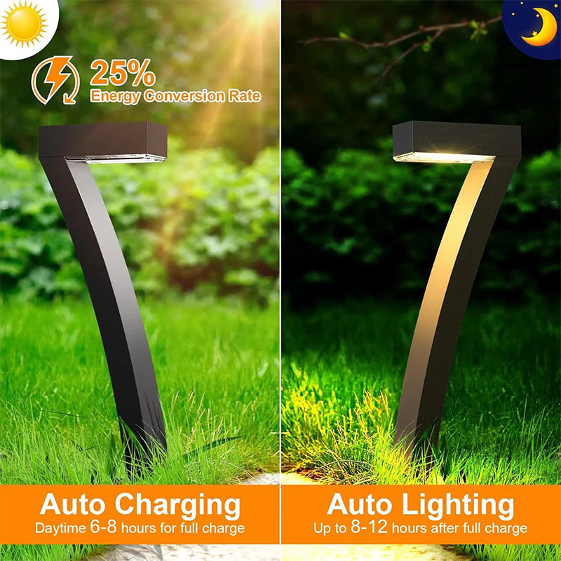 🔆Solcellsdriven markbelysning i form av siffran 7 för innergården🏡💡Mycket effektiv solenergi, väderbeständig, inga elkostnader💰