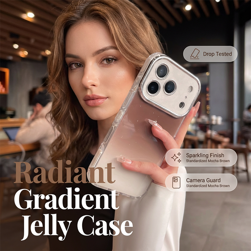 📱 BEGRÄNSAD TID: 50 % RABATT! ✨ Glittrande mobilskal – Strålande, smalt, skyddar kameran, halkfritt 💫