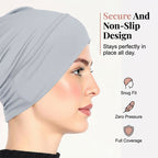 👒 KÖP 1, FÅ 1 GRATIS! ✨ Mjuk, stretchig turbanmössa – mjölkvit, halkfri, mångsidig ✨