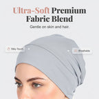 👒 KÖP 1, FÅ 1 GRATIS! ✨ Mjuk, stretchig turbanmössa – mjölkvit, halkfri, mångsidig ✨