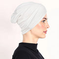 👒 KÖP 1, FÅ 1 GRATIS! ✨ Mjuk, stretchig turbanmössa – mjölkvit, halkfri, mångsidig ✨