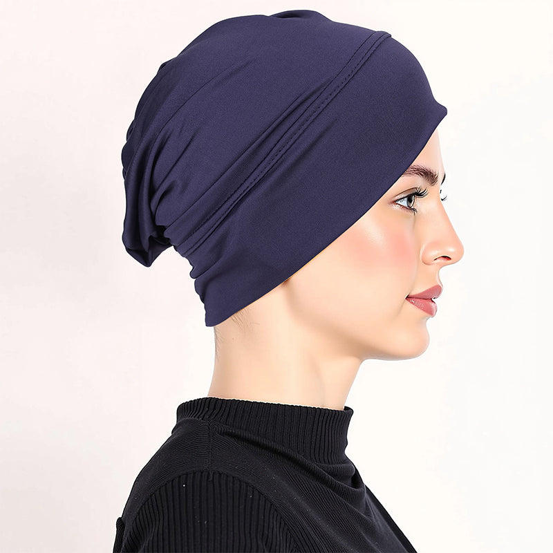 👒 KÖP 1, FÅ 1 GRATIS! ✨ Mjuk, stretchig turbanmössa – mjölkvit, halkfri, mångsidig ✨
