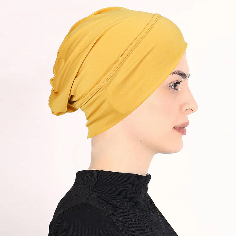 👒 KÖP 1, FÅ 1 GRATIS! ✨ Mjuk, stretchig turbanmössa – mjölkvit, halkfri, mångsidig ✨